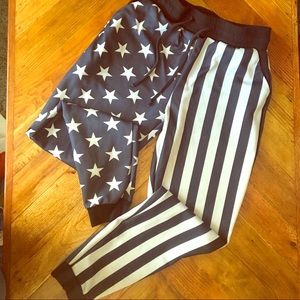 Stars and Stripes Patriotic Joggers